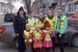 Автоинспекторы и воспитанники отрядов юных инспекторов дорожного движения присоединились к проведению акции «Георгиевская ленточка»
