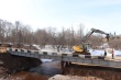 В селе Стогинское началась реконструкция моста через реку Лахость.
