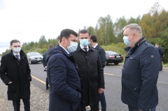 Дмитрий Миронов проверил ремонт дорог в Гаврилов-Ямском районе.