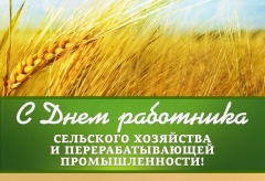 Поздравление Главы Гаврилов-Ямского района Алексея Комарова с Днем День работников сельского хозяйства и перерабатывающей промышленности