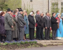 В Шопше открыли мемориальную доску 