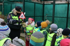           Во Всемирный день ребенка инспекторы ГИБДД повторили правила безопасного движения с дошкольниками.