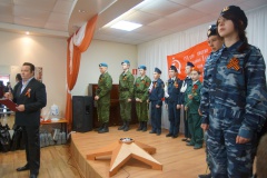 5 мая 2017г.  – в преддверии Дня Победы ветераны ВОВ встретились с кадетами.